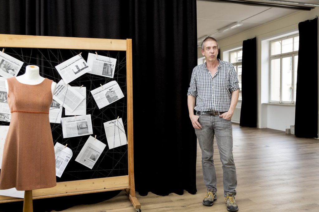 Lorenzo Perucchi dell’Associazione Forum socio-culturale del Locarnese che gestisce lo Spazio Elle (Stefano Spinelli)