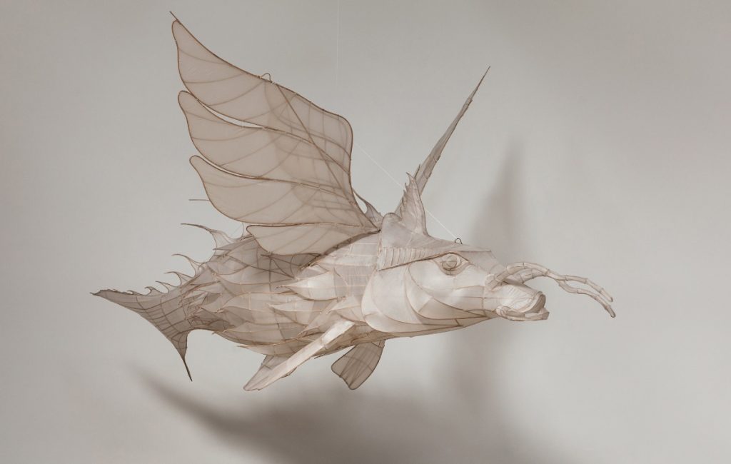 Feiyu, 2015. Bambù e seta, cm 60 x 320 x 200. Courtesy l’artista e Galleria Continua, San Gimignano/Beijing/Les Moulins/Habana