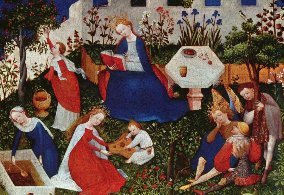 Piccolo giardino del Paradiso di Upper Rhenish Mast