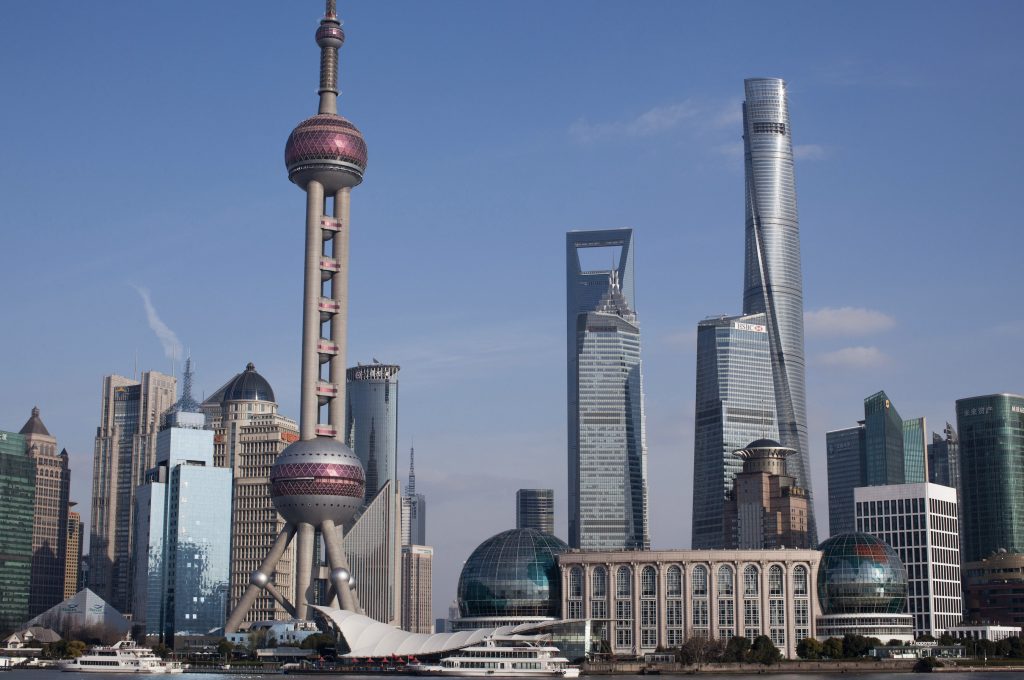 Il distretto finanziario di Shanghai (Keystone)