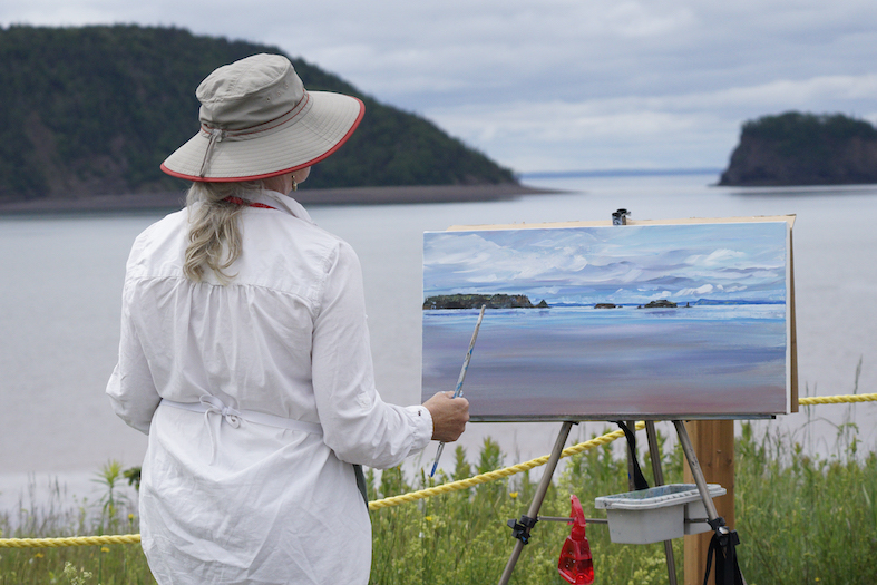 Sharon alla Baia di Fundy