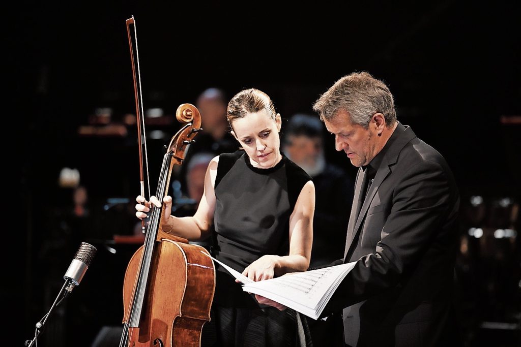 Sol Gabetta e Markus Poschner (© OSI L. Sangiorgi)