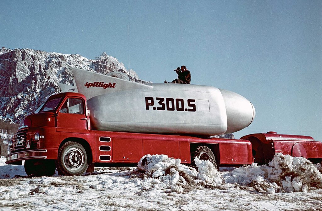 Un'immagine d'epoca dello Spitlight (Fondazione ENTER, Soletta)