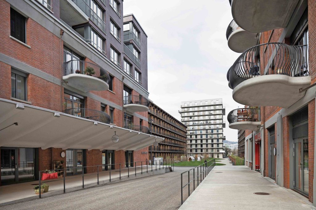 Il complesso residenziale Minergie Freilager Zürich (Keystone)