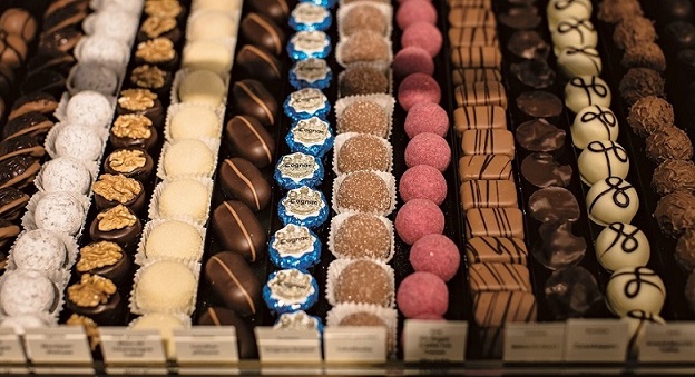 Praline della cioccolateria Sawade