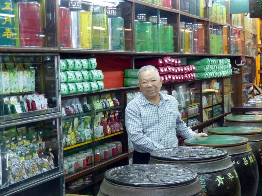 Tainan, bottega di tè
