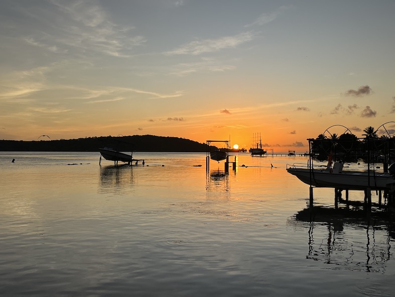 Tramonto a Bora Bora