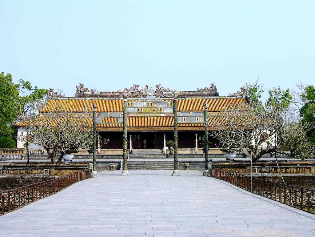 Un cortile del Palazzo imperiale all’interno della Cittadella (Massimo Morello)