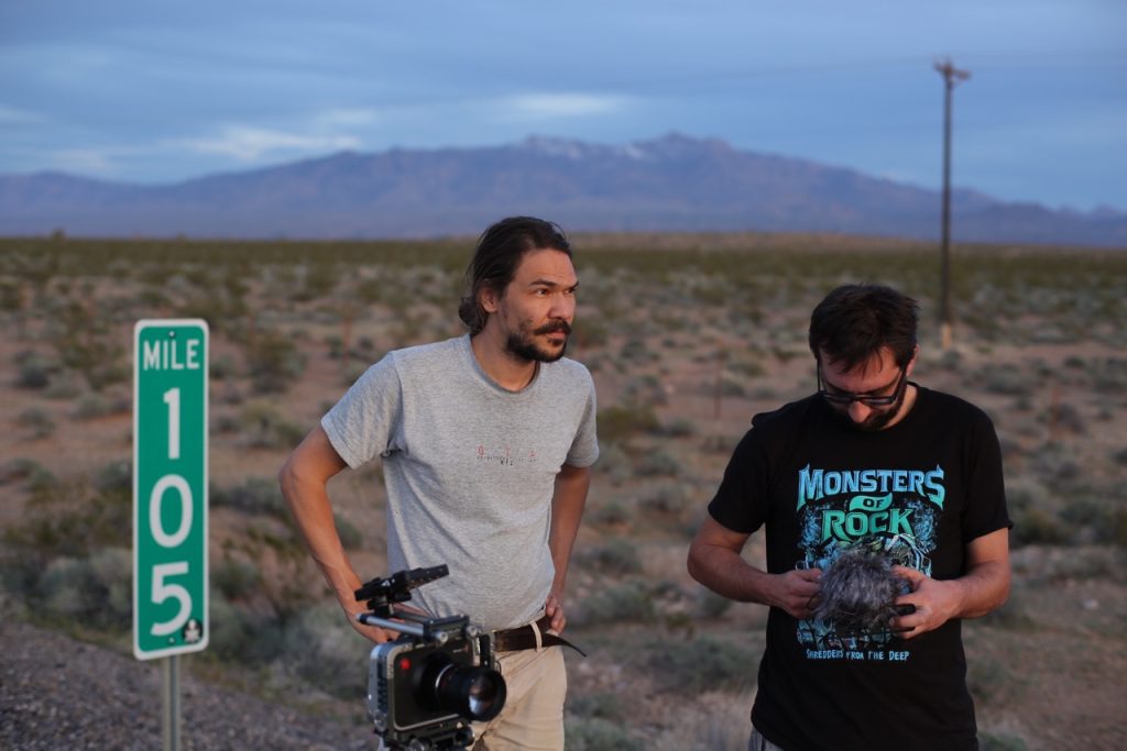 Riprese nel deserto del Navada (Jarreth Merz)