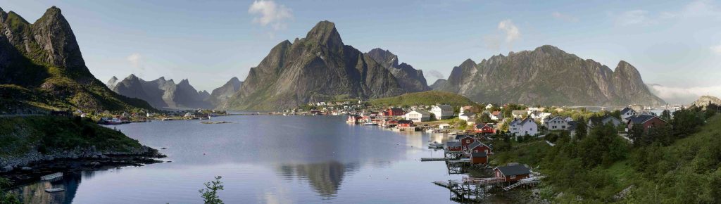 La baia di Reine sull'isola Moskenesøya