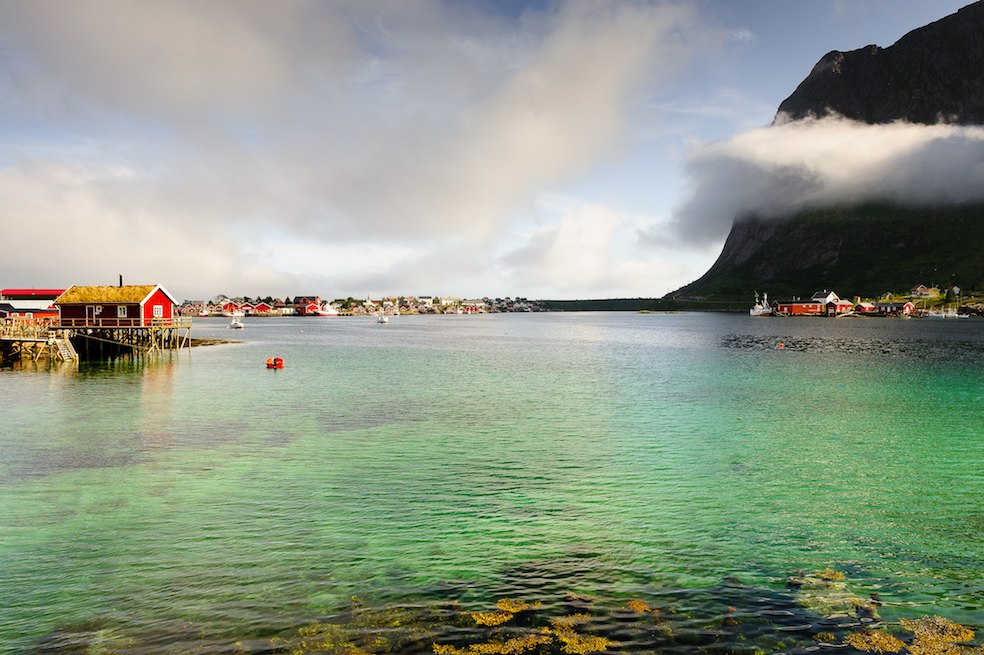 Reine, isola Moskenesøya, dopo il temporale