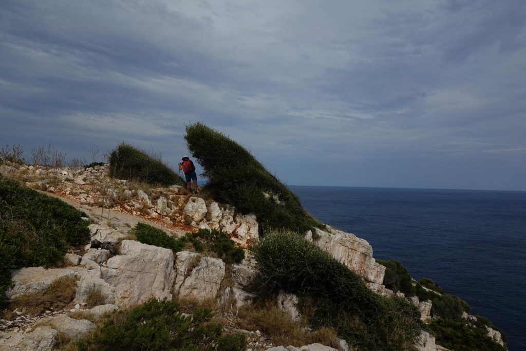 Scogliere a Punta Struga, a Lastovo
