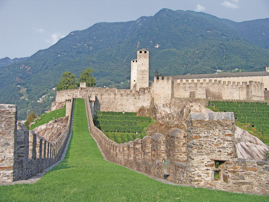 Anche i castelli di Bellinzona sono patrimonio mondiale dell'UNESCO (Manuela Mazzi)