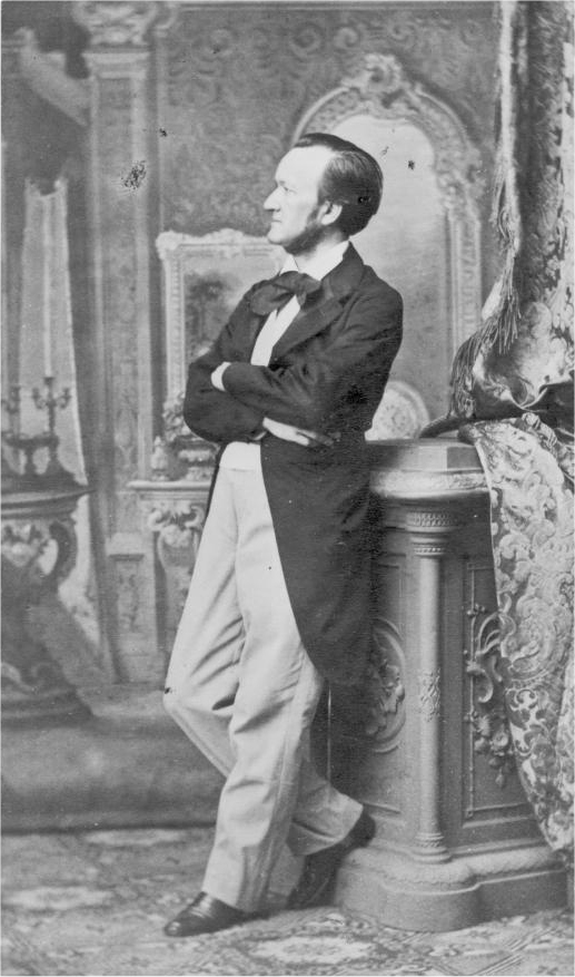 Richard Wagner, compositore germanico - fotografia di Ludwig Angerer esposta nella biblioteca della Johann Wolfgang Goethe University di Francoforte-sur-le-Main, è parte della collezione di ritratti Friedrich Nicolas Manskopf.