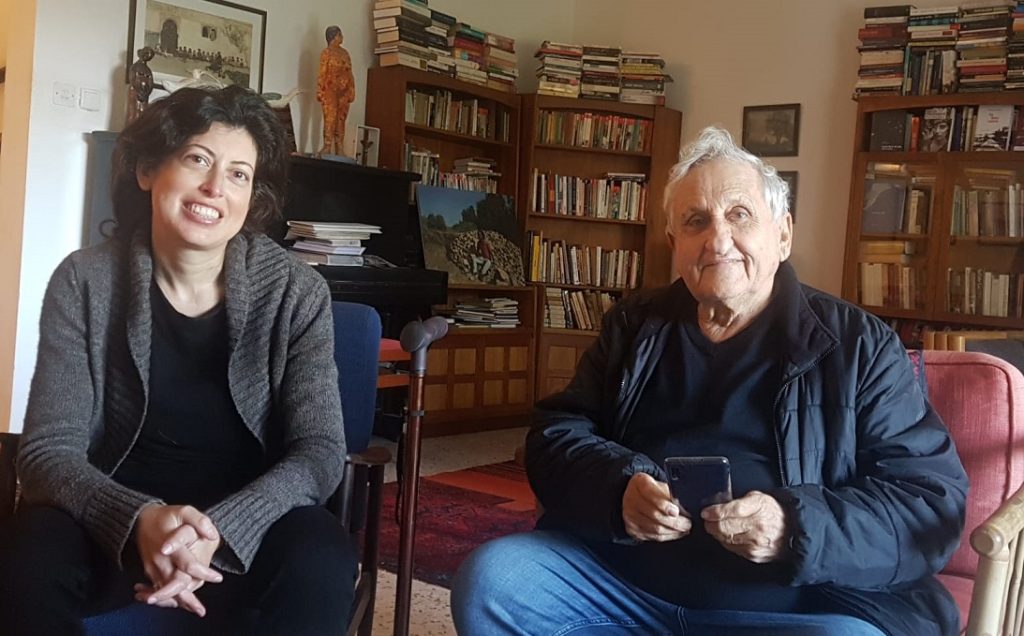 Sarah Parenzo e Abraham Yehoshua a Tel Aviv