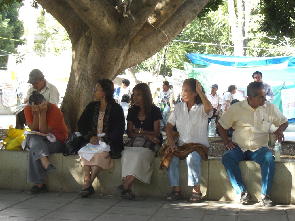 Accampamento insegnanti ad Oxaca