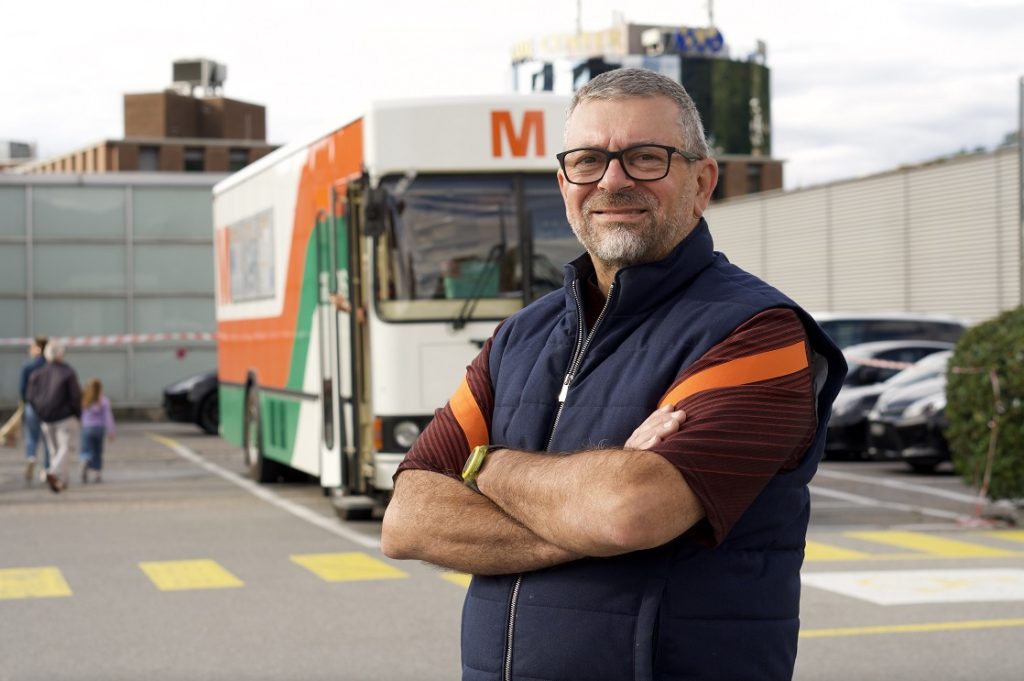 Fabio Ferrarese, autista del camion Migros (DMG Agency)