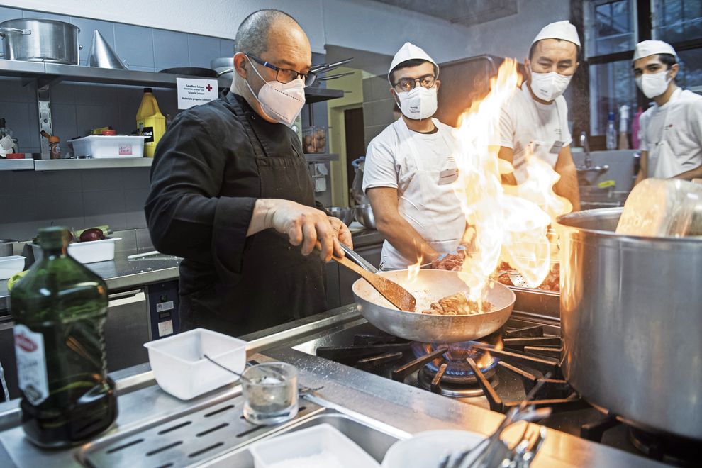 La preparazione ha luogo all’Osteria Ombrone di Cadro