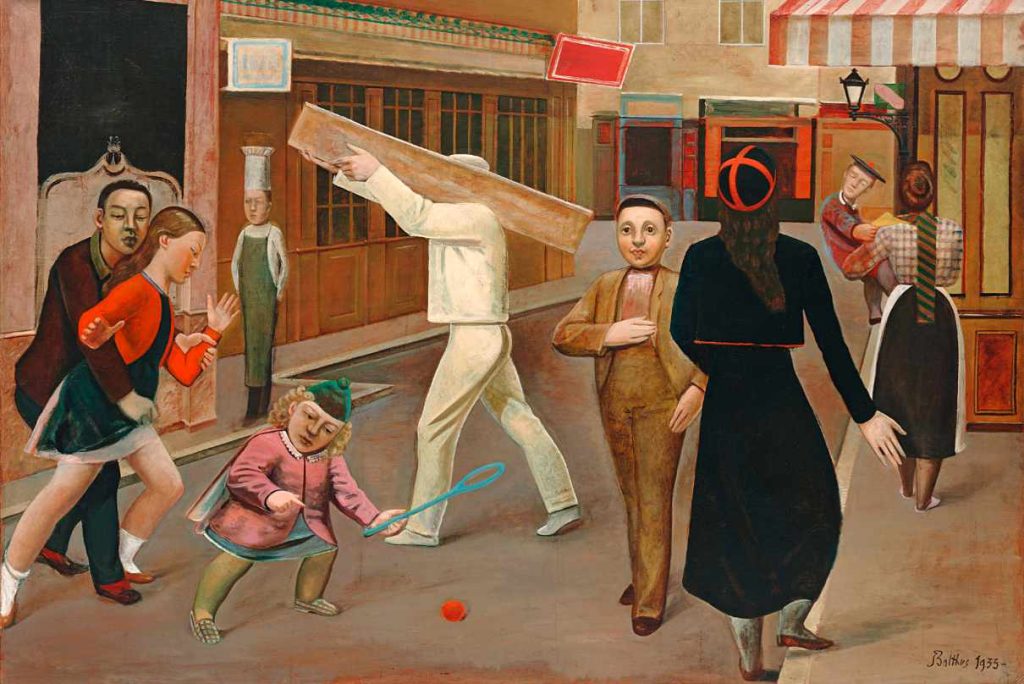 Balthus, «La Rue», 1933 (The Museum of Modern Art, New York, lascito James Thrall Soby Balthus, © Balthus Foto: © 2018. Digital image, The Museum of Modern Art, New York/Scala, Firenze)