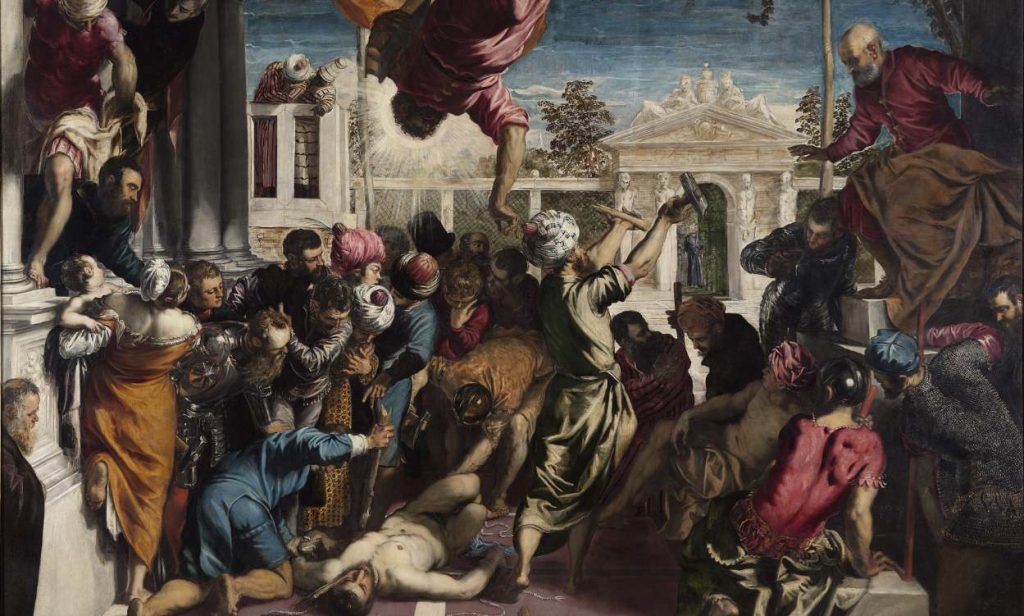 Tintoretto, «San Marco libera lo schiavo dal supplizio della tortura», 1548 Venezia, Gallerie Accademia (© Archivio fot. G.A.VE, concessione Mibac)