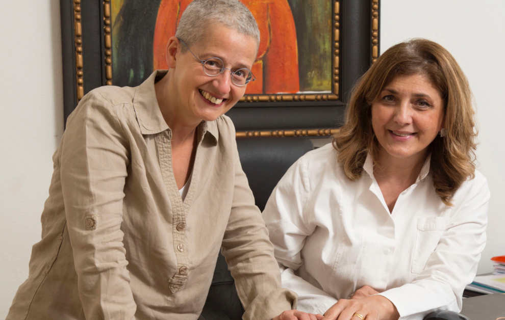 Elena Pellanda, presidente deIl’associazione, e la neurologa Caterina Podella (S. Spinelli)