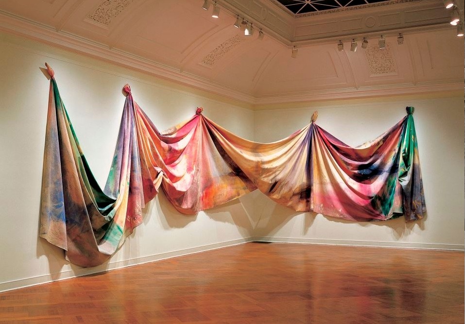 Sam Gilliam, 1969 (Corcoran Coll. Washington DC © 2018, ProLitteris, ZH, Photocredit Kordansky Gallery LA)