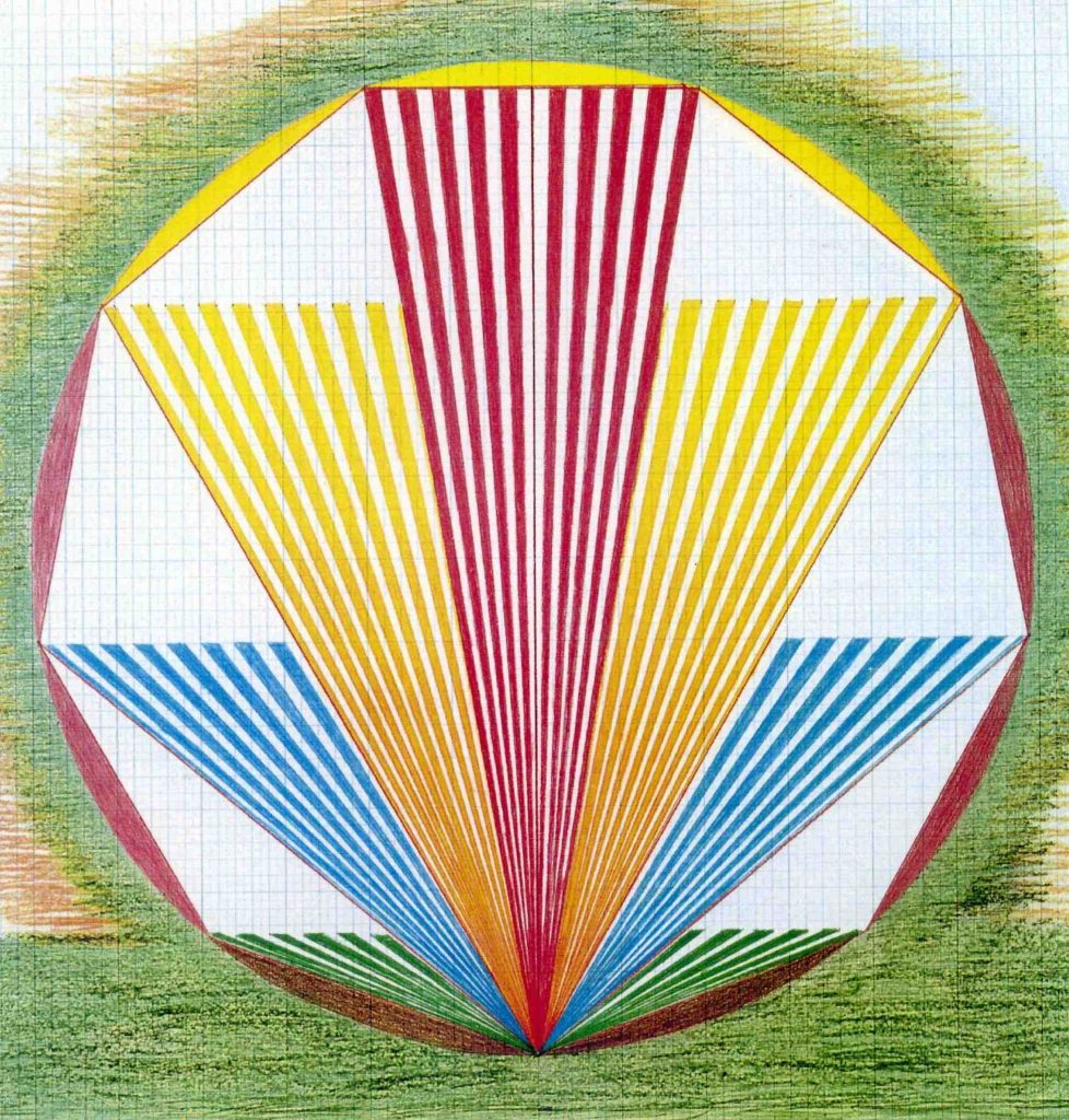 Opera no. 168 dell’artista svizzera Emma Kunz, 1942 (Keystone)