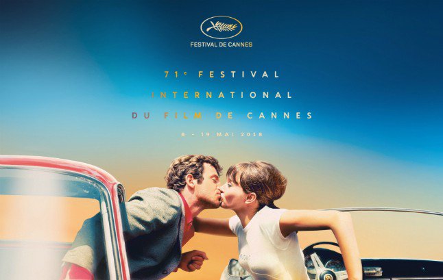La locandina della 71esima edizione del Festival di Cannes (Pierrot le fou © Georges Pierre)