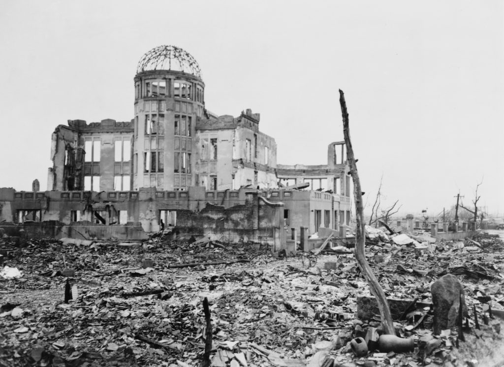 Le armi nucleari tattiche hanno carica «ridotta», più o meno intorno al potenziale delle bombe che spianarono Hiroshima e Nagasaki il 6 e 9 agosto 1945 (Shutterstock)