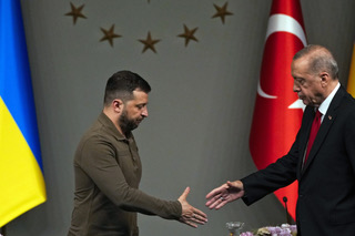 Zelensky in occasione dell’incontro con Erdogan a Istanbul a inizio luglio (Keystone)