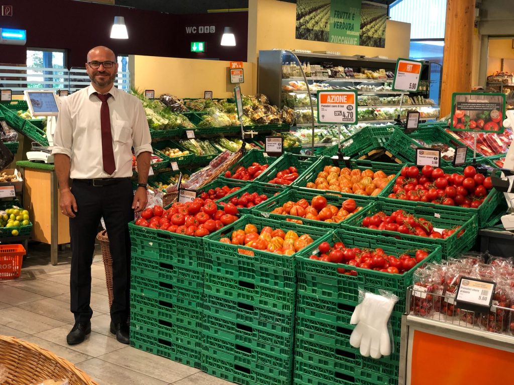 Carlo Casartelli, gerente alla Migros di Bellinzona