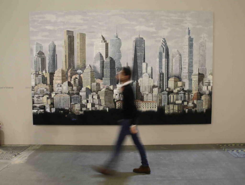 Vista a MiArt 2016: Babel, opera di Isabella Travaglio Vismara (Keystone)