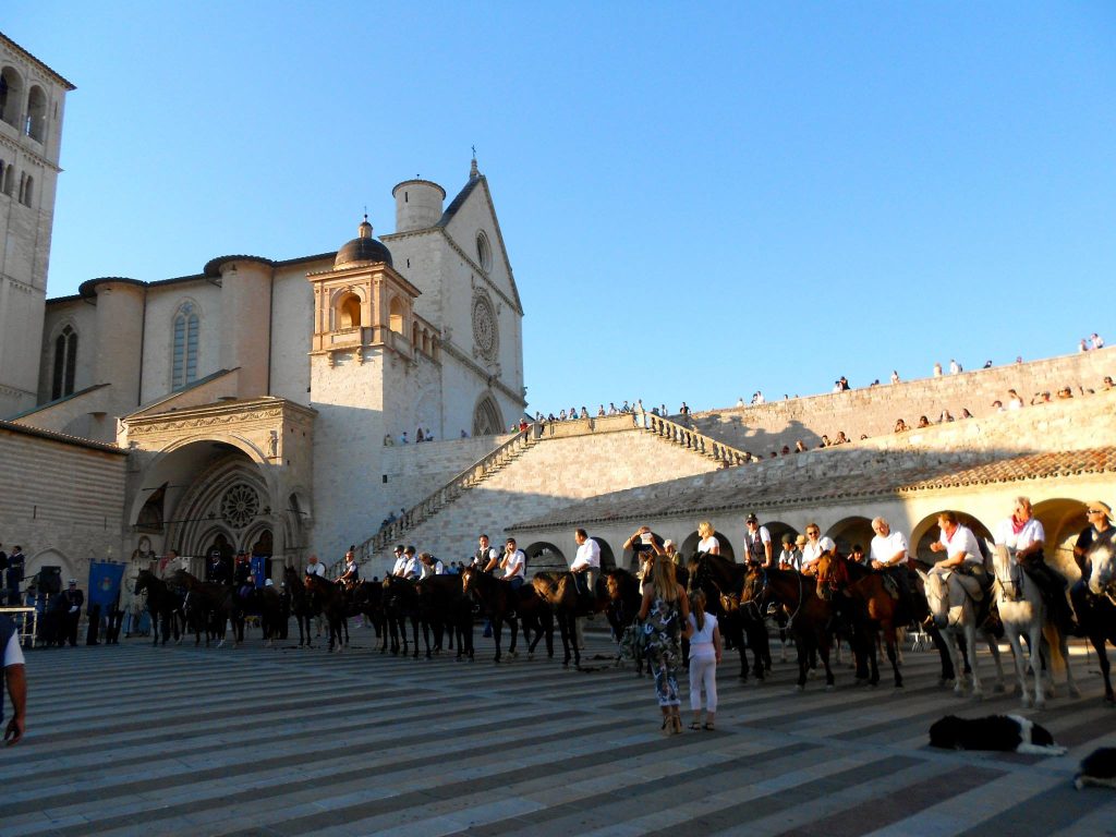 Cavalieri ad Assisi