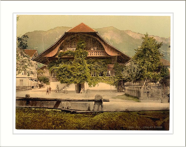 Un tipico chalet svizzero (wikipedia)