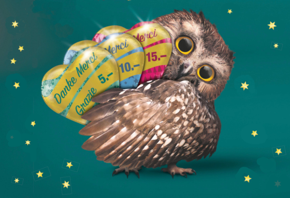 Una famiglia di civette è testimonial della campagna promozionale