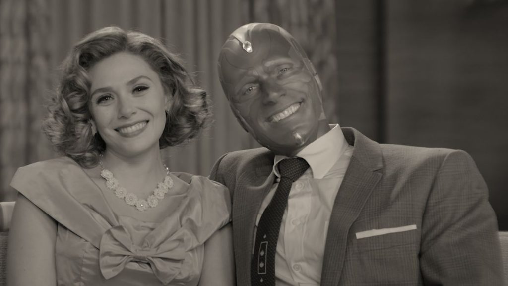 Protagonisti della serie sono Elisabeth Olsen e Paul Bettany (Disney/Marvel Studios)