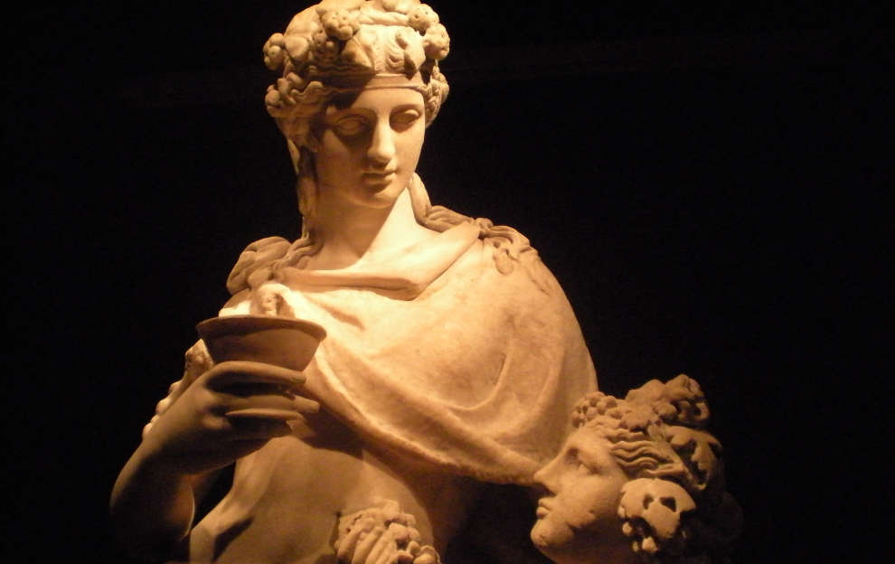 Dioniso, statua di epoca romana, 150-200 d. C. (Wikimedia Commons)