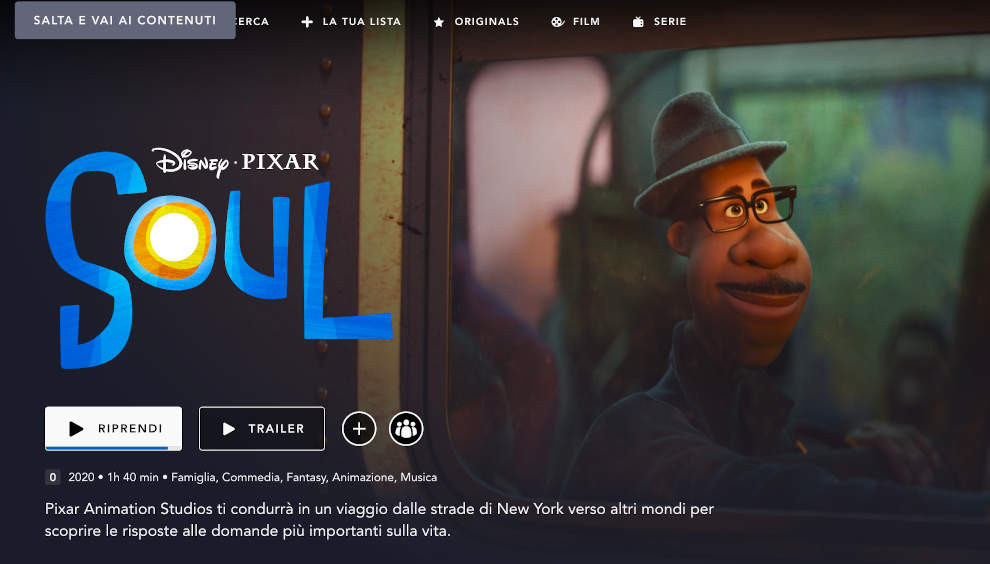 <i>Soul</> della Pixar ha buone probabilità di vincere l’Oscar per l’animazione