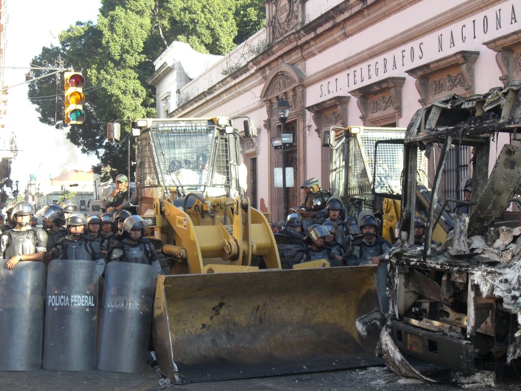 Dopo corteo ad Oxaca