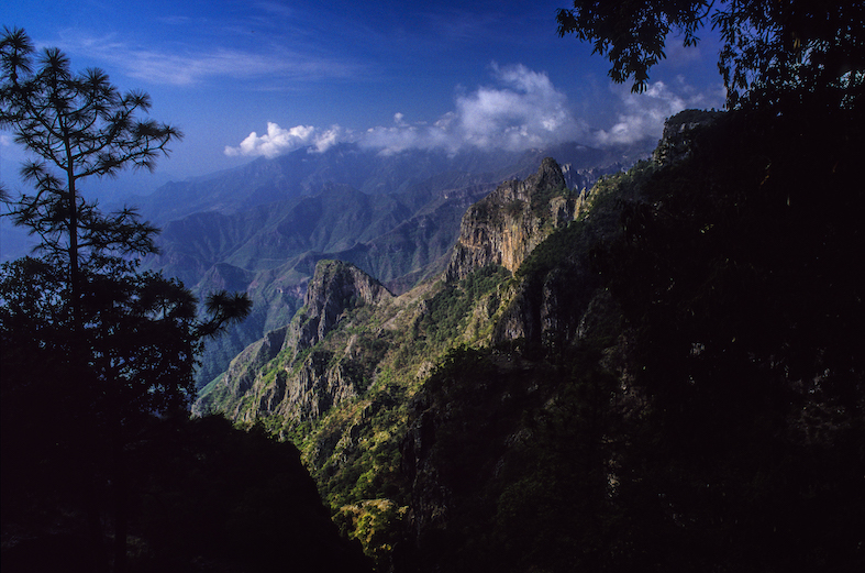 Canyon del rame. Paesaggi aspri vicino a Urique