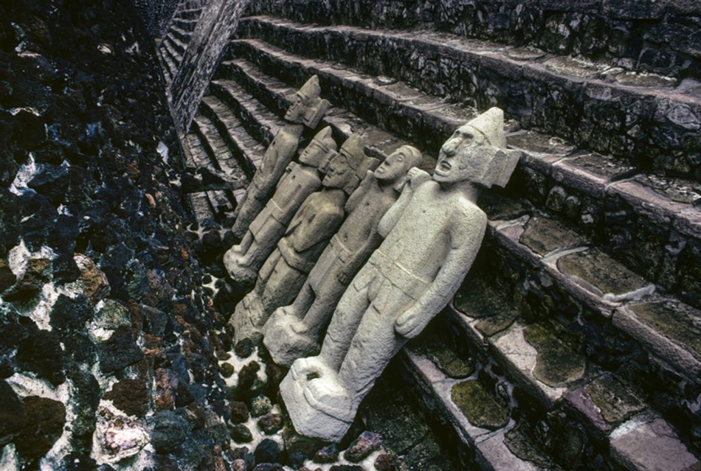 Città del Messico, il Teocalli, la Grande Piramide (Templo Major) dell’antica Tenochtitlàn