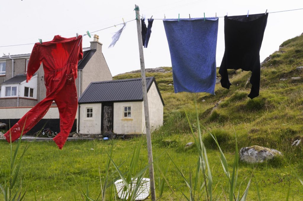 A Scalpay Island vive una comunità di pescatori