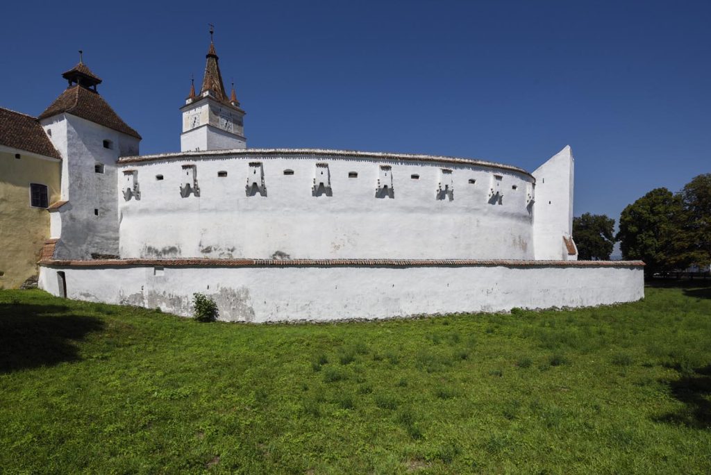 Villaggio di Harman: questa chiesa fortificata risale al 13° secolo quando i Sassoni costruirono la struttura originale
