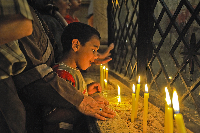Delta del Nilo. Il pellegrinaggio al monastero di Santa Damiana, tra el Mansoura e Damietta, è uno dei più importanti per i copti egiziani