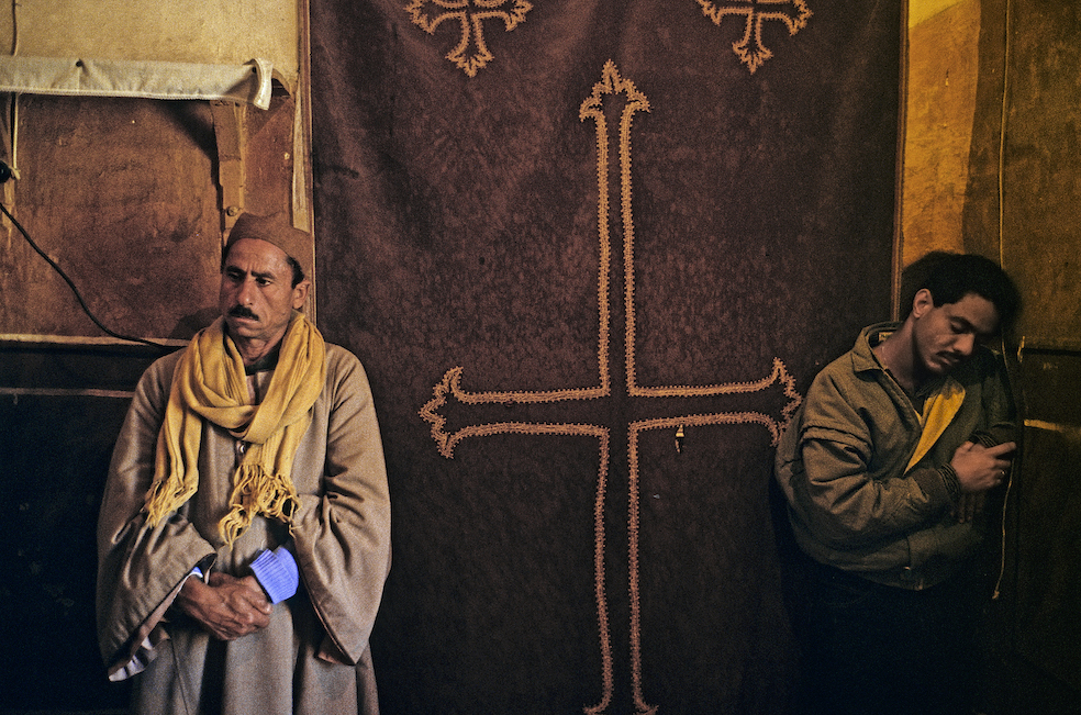Durante la Santa Messa al Monastero copto di Sant’Antonio