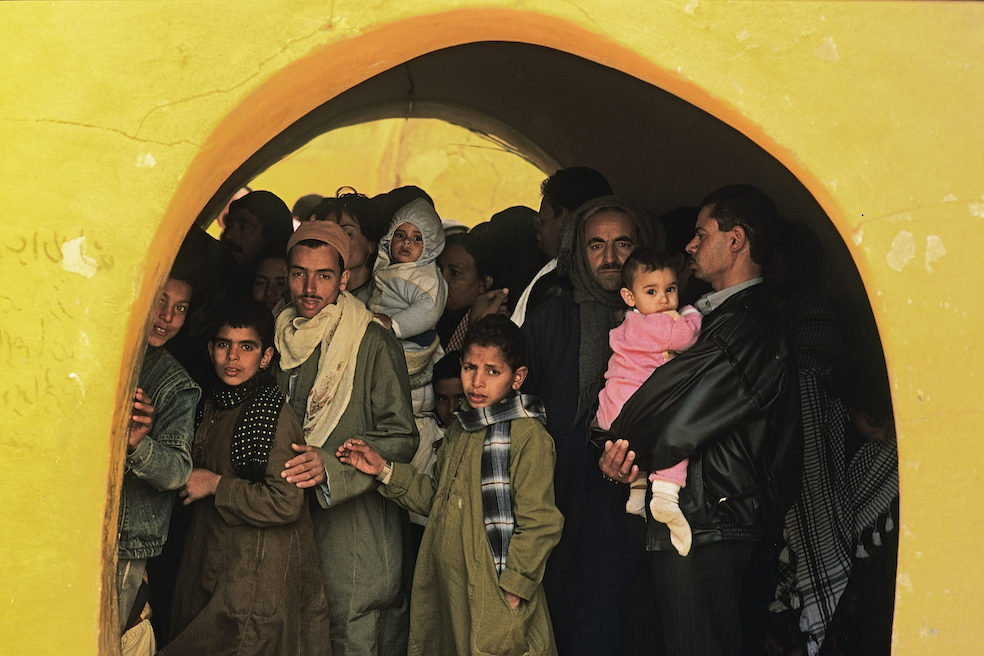 Pellegrini copti provenienti dall’Alto Egitto per visitare il monastero copto di San Paolo, costruito sulla grotta dove visse il primo eremita