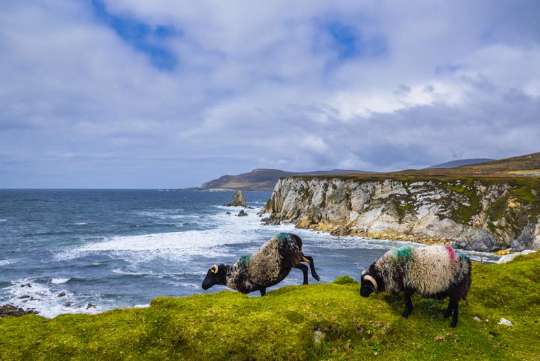 Achill Island, la più grande delle piccole isole irlandesi. Costa occidentale