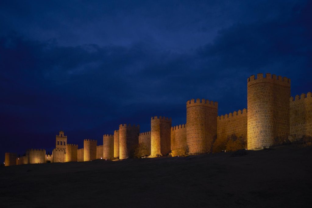 La città vecchia di Avila, ha uno dei bastioni medievali meglio conservati della Spagna