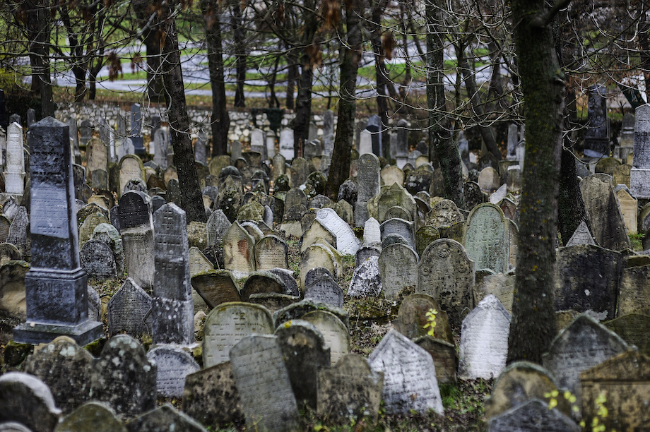 Il grande cimitero ebraico di Mikulov è uno dei più significativi del paese; la più antica pietra tombale sopravvissuta risale al 1605