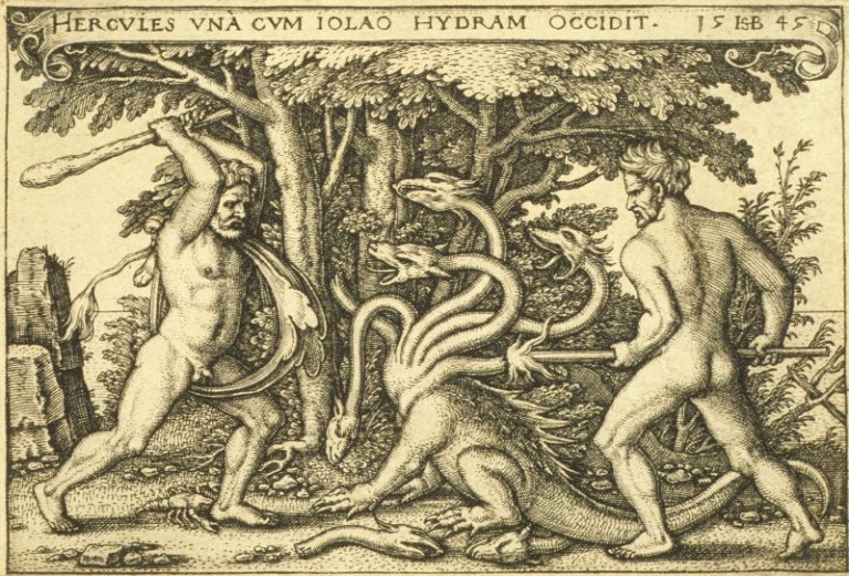 L'ottava fatica di Ercole: uccisione dell'Idra